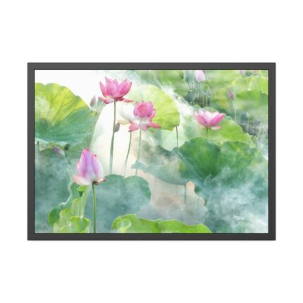 Lotus Summer Framed Poster