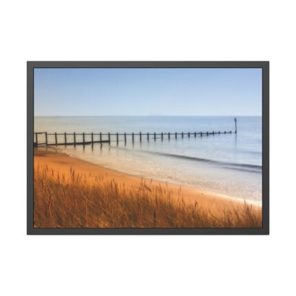 Dawlish Warren Beach Framed Poster