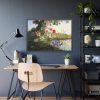93854-390.jpg Still Life Floral Wildflowers Wreath Framed Poster