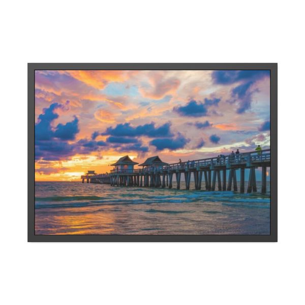 93854-400.jpg Naples Pier, Florida Framed Poster