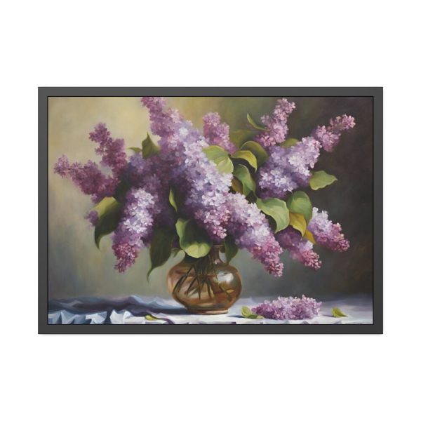 93854-404.jpg Still Life Lilac Flowers Framed Poster