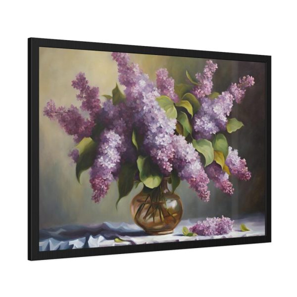 93854-405.jpg Still Life Lilac Flowers Framed Poster
