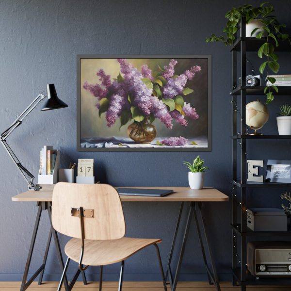 93854-406.jpg Still Life Lilac Flowers Framed Poster