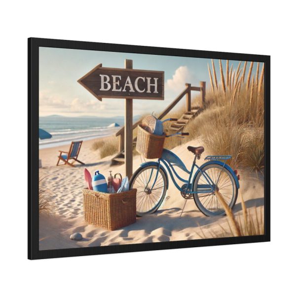 93854-413.jpg Peaceful Beach Scene Framed Poster