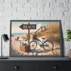 93854-415.jpg Peaceful Beach Scene Framed Poster