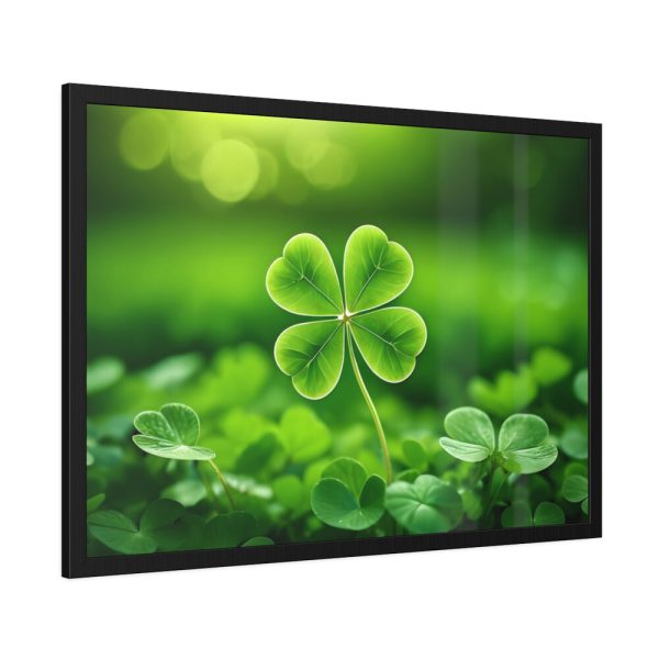 93854-461.jpg Four-leaf Clover Luck Framed Poster