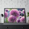 Ornamental Allium Flower Framed Poster