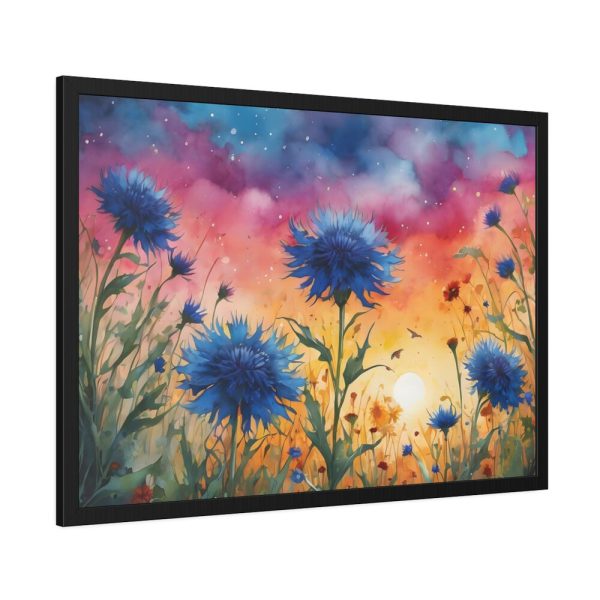 93854-473.jpg Flower Meadow Cornflowers Art Framed Poster