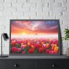 93854-487.jpg Tulip Field In The Morning Framed Poster