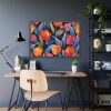 93854-490.jpg Colorful Tulip Pattern Framed Poster