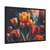 Yellow Tulips Flower Framed Poster