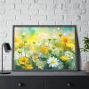 93854-527.jpg Yellow Daisey Field Framed Poster