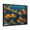 Tropical Fish Swarm Aquarium Framed Poster