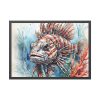 Colorful Lionfish Framed Poster