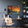 Golden Gate Bridge Painting Framed Poster