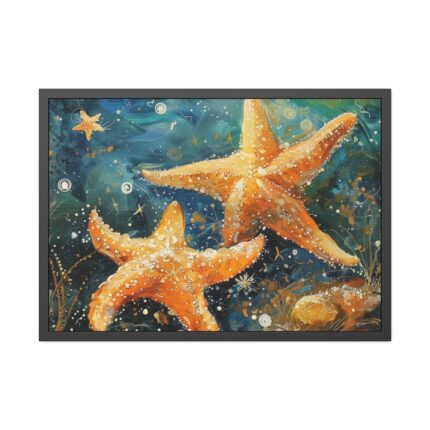 Starfish Art Framed Poster