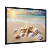 93854-641.jpg Sandy Beach With Seashells I Framed Poster