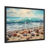 93854-645.jpg Sandy Beach With Seashells II Framed Poster
