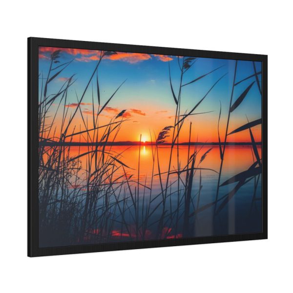 93854-77.jpg Scenic View Of The Lake Framed Poster