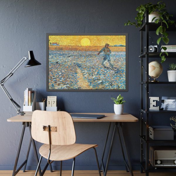 93855-10.jpg The Sower Framed Poster