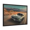 93855-113.jpg Mustang on the Road Framed Poster