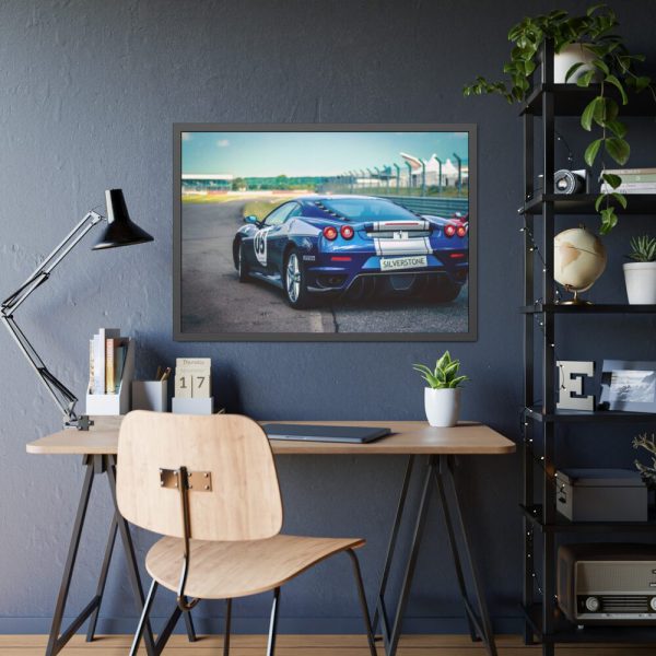 Ferrari Racing Car Framed Poster