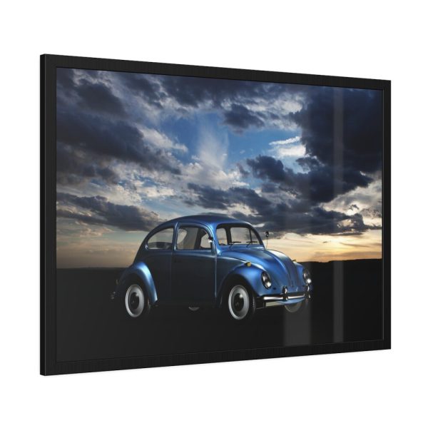 93855-133.jpg Historically Old Car Framed Poster