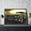 Old Classic Car Framed Poster