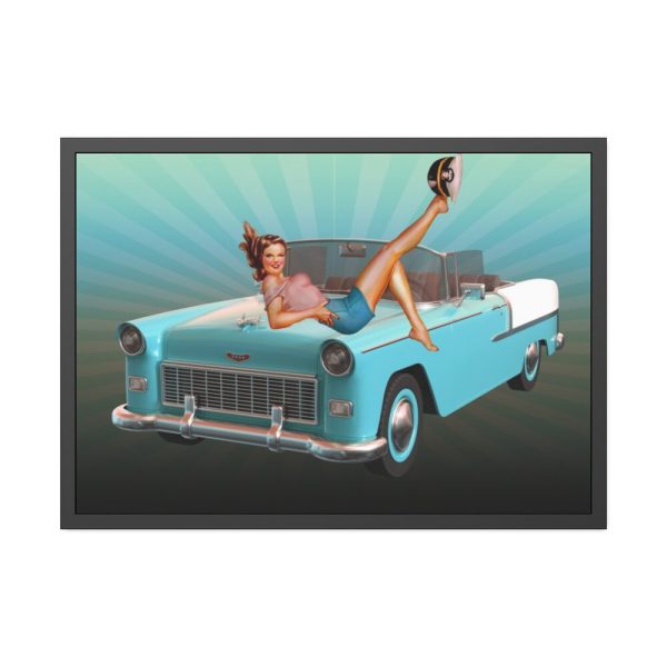 Retro Car Framed Poster