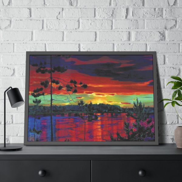 Rylov Sunset Framed Poster