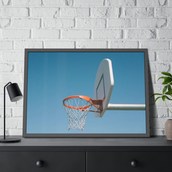 93855-155.jpg Outdoor Basketball Net Framed Poster