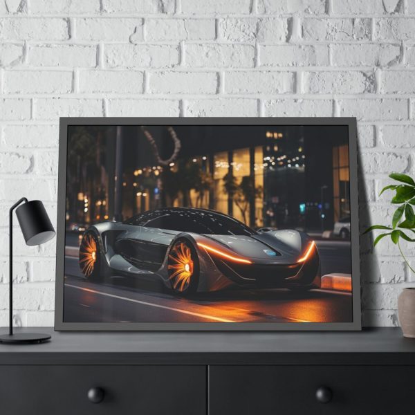 Futuristic Sports Car III Framed Poster
