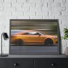 Fast Sport Car on Road Framed Poster