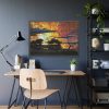 Landcape Sunset in Summer Framed Poster