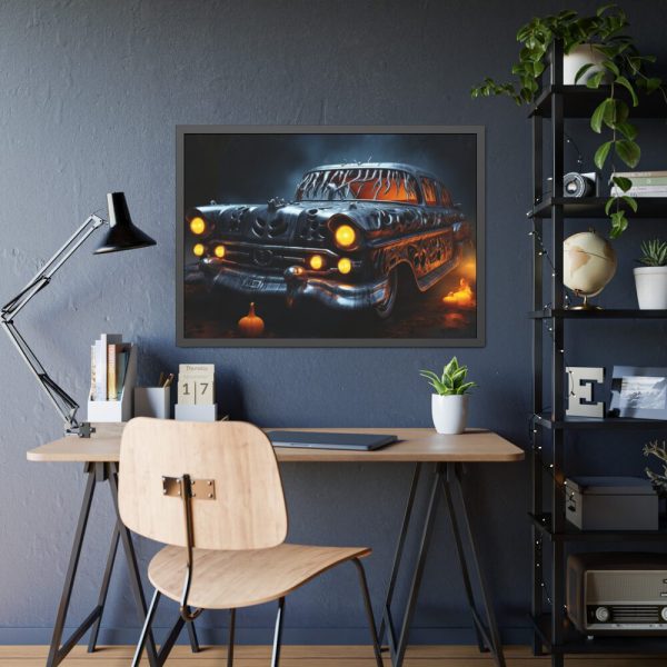 93855-194.jpg Halloween Car Framed Poster