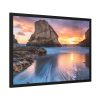 Shark Fin Cove During Sunset Framed Poster