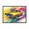 93855-212.jpg Hand-Painted Artistic Vintage Car Framed Poster