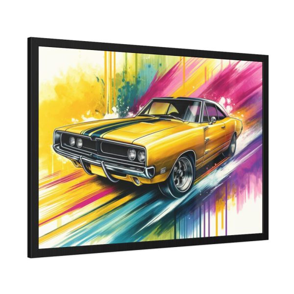 93855-213.jpg Hand-Painted Artistic Vintage Car Framed Poster