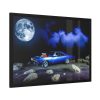93855-221.jpg Muscle Car Under a Full Moon Framed Poster