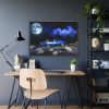 93855-222.jpg Muscle Car Under a Full Moon Framed Poster