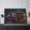 93855-235.jpg Halloween Car Framed Poster
