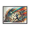 93855-244.jpg Dynamic Sport Scene Framed Poster