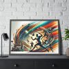 93855-247.jpg Dynamic Sport Scene Framed Poster