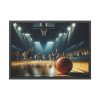 93855-248.jpg Energy and Excitement of a Basketball Game Framed Poster