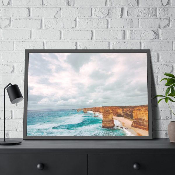 93855-259.jpg Seashore at Twelve Apostles Framed Poster