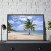 93855-263.jpg Coast With Palm Tree Framed Poster