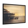 93855-281.jpg Pier Seagull Ocean Framed Poster