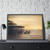 93855-283.jpg Pier Seagull Ocean Framed Poster