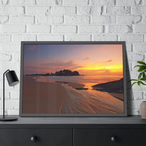 93855-295.jpg Sunrise Sleeping Giant Seascape Framed Poster