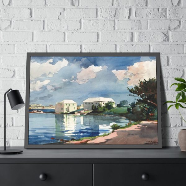 93855-307.jpg Salt Kettle, Bermuda by Winslow Homer Framed Poster
